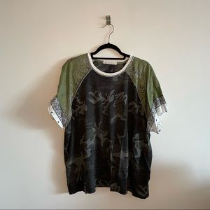 Free People oversized tee like new